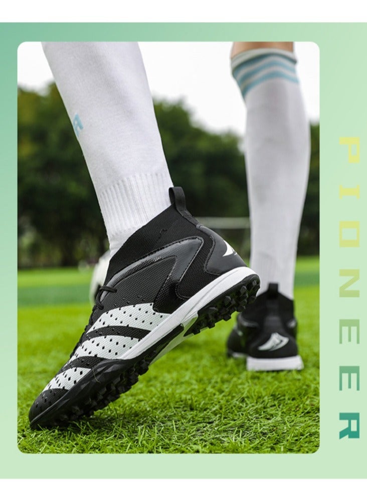 SKT Shiketro Men's And Women's Football Shoes, Outdoor Turf Indoor Football Training Shoes, Low-Top Breathable And Non-Slip Sports Shoes, Football Track And Field Training Shoes, Long Spikes And Short Spikes  - Image 5