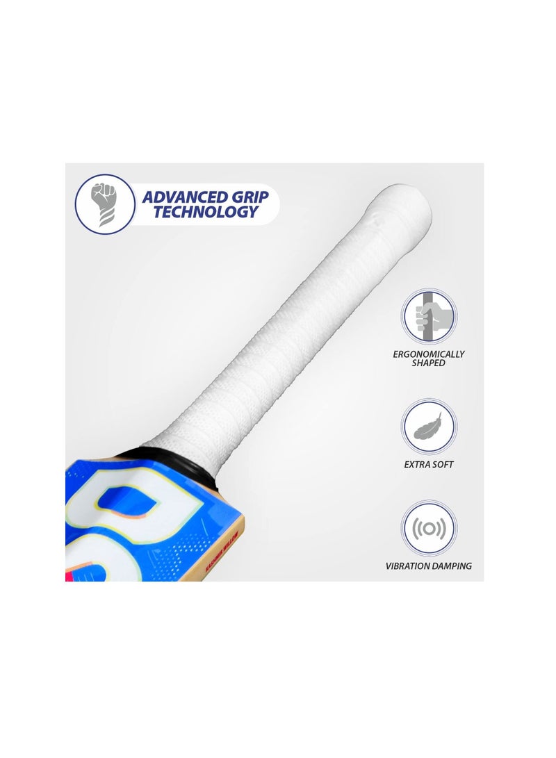 DSC Intense Force Kashmir Willow Cricket Bat for Leather Ball |Size-4 | Light Weight | Free Cover| - Image 3
