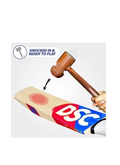 DSC Intense Force Kashmir Willow Cricket Bat for Leather Ball |Size-4 | Light Weight | Free Cover|  - Image 4