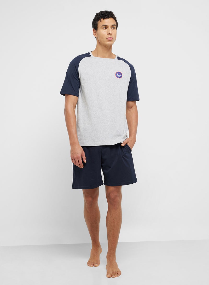 Seventy Five Nightwear T-Shirt & Shorts Set  - Image 1