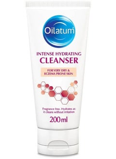 Oilatum Oilatum Intense Hydrating Cleanser, For Very Dry And Eczema Prone Skin, Hydrates As It Cleans, 200G  - Image 1