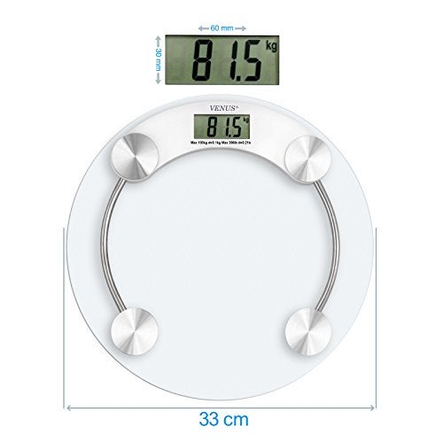 Venus 8MM Thick Tempered Glass Digital Weighing Scale - Image 5
