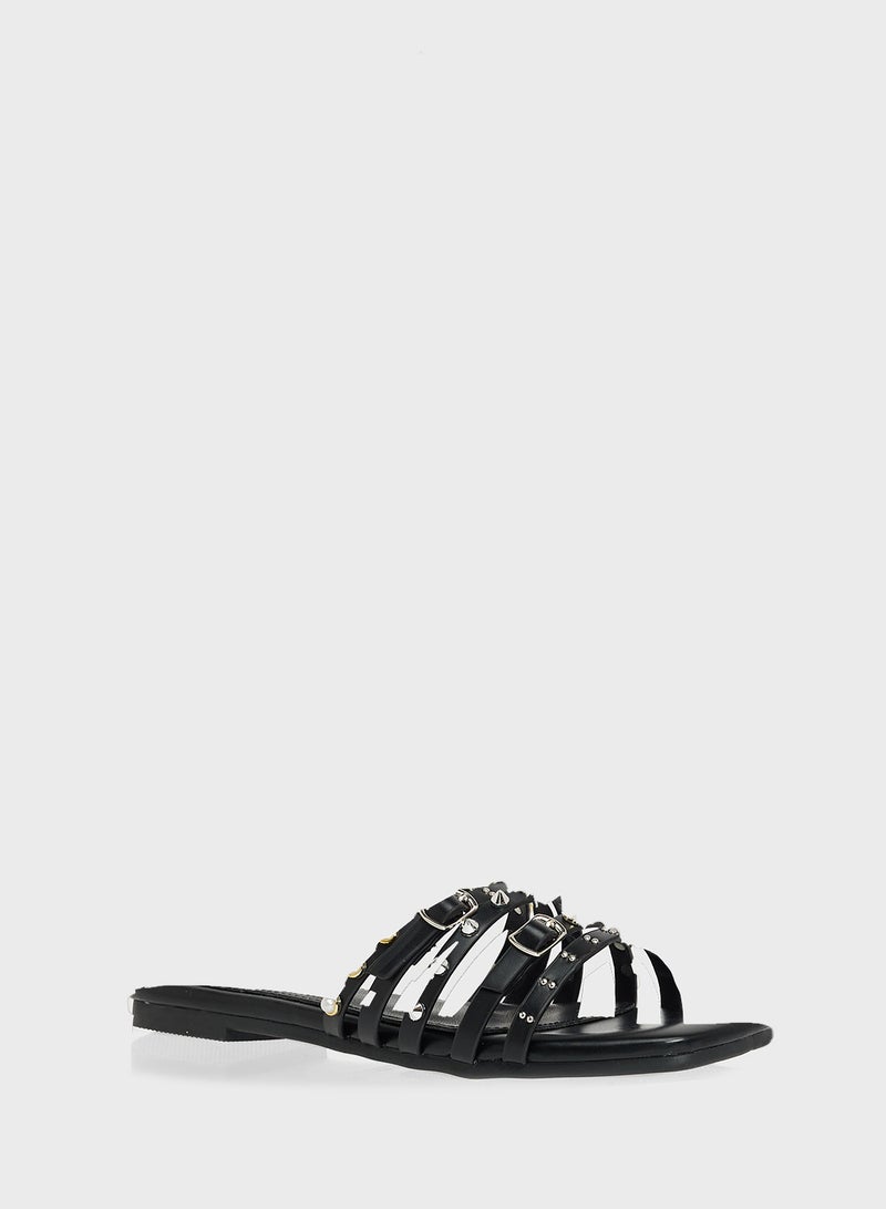 Ginger Studded Flat Sandal  - Image 2