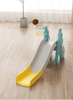 FULL JOY Foldable slide +Bottom  Board +Ball Ring ,Yellow-Turquoise  - Image 3