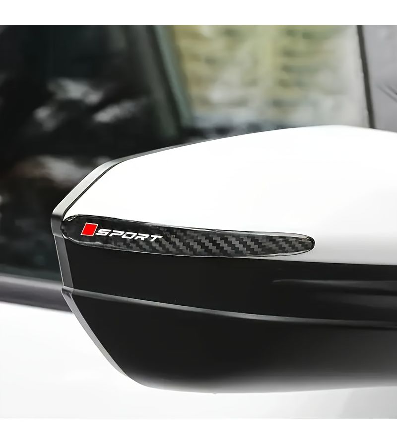 Carbon Fiber 18 Piece Car Exterior Protection Set Door Edge Handle Shield Mirror Cover - Image 5