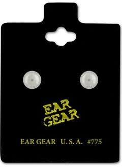 EAR GEAR 24K Gold Plated Earring 5mm pearl Made in USA 