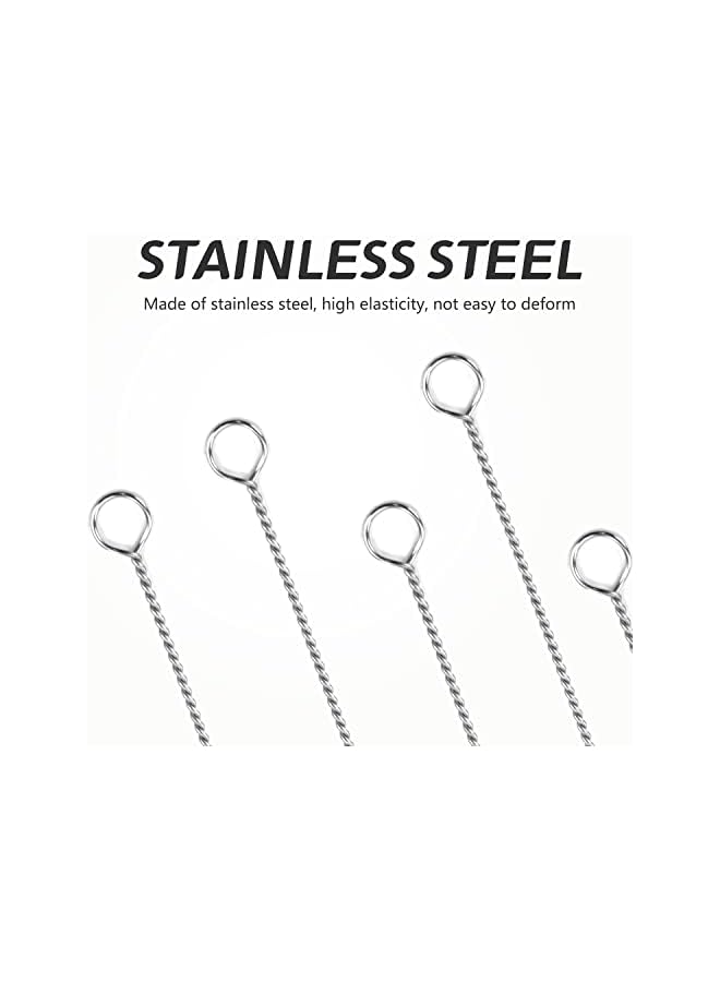 promass Long Straw Cleaner Brushes, Nylon Bristles Stainless Steel Handle Pipe Tube Cleaner -3/8"(10mm) Diameter x 9.5"(240mm) Long- 6 Piece Value Pack - Image 4