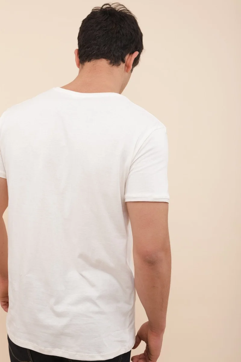 Lyoum Hendrix Loved Harissa Embroidered T-Shirt 100% Cotton