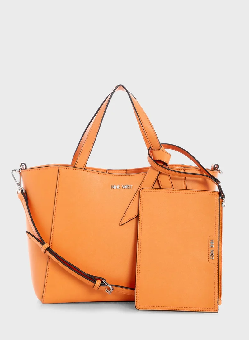 NINE WEST Lexie Small Trap Tote