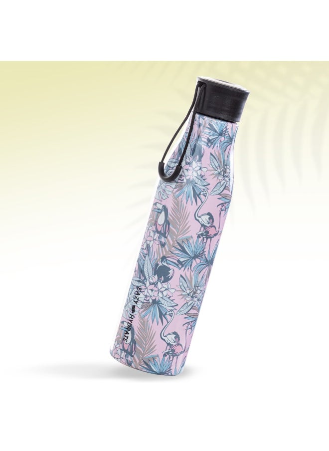 Eazy Kids Eazy Kids Steel Water Bottle, 760ml Floral  - Image 3
