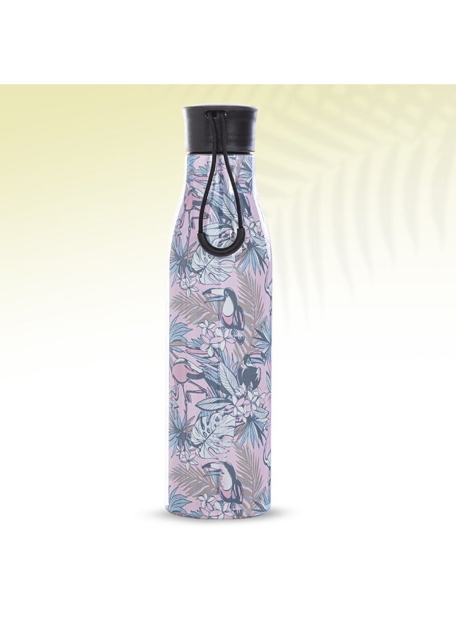 Eazy Kids Eazy Kids Steel Water Bottle, 760ml Floral  - Image 2