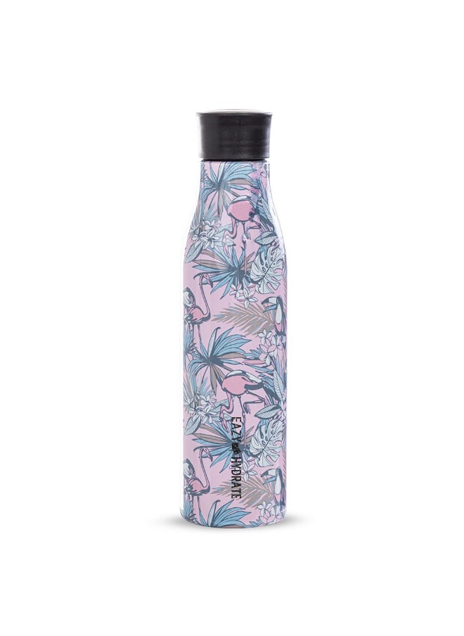 Eazy Kids Eazy Kids Steel Water Bottle, 760ml Floral  - Image 1