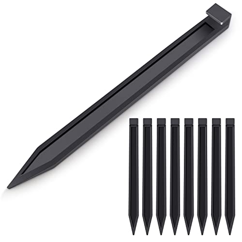 CAIGAIC Landscape Stakes 30 Pack, 10 Inch Garden Landscape Anchoring Stakes for Terrace Board, Landscape Edging Coil, Grass Barrier, Bender Board, Garden Liner - Image 1