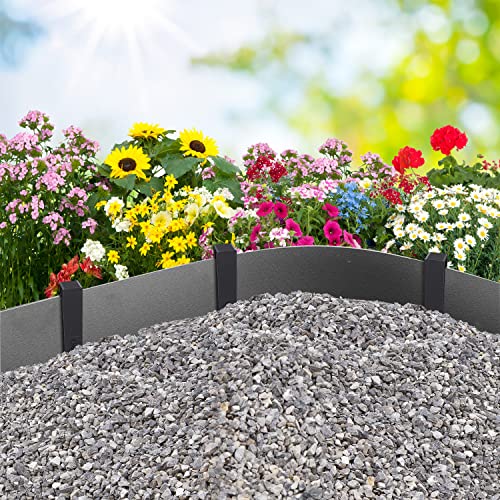 CAIGAIC Landscape Stakes 30 Pack, 10 Inch Garden Landscape Anchoring Stakes for Terrace Board, Landscape Edging Coil, Grass Barrier, Bender Board, Garden Liner - Image 5
