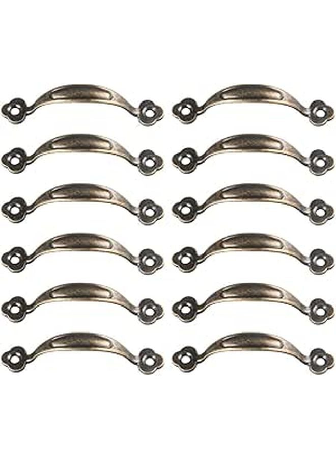 Vintage Zinc Alloy Cabinet Pulls Drawer Handles Antique Bronzed Finish Wardrobe Dresser Hardware - Image 1