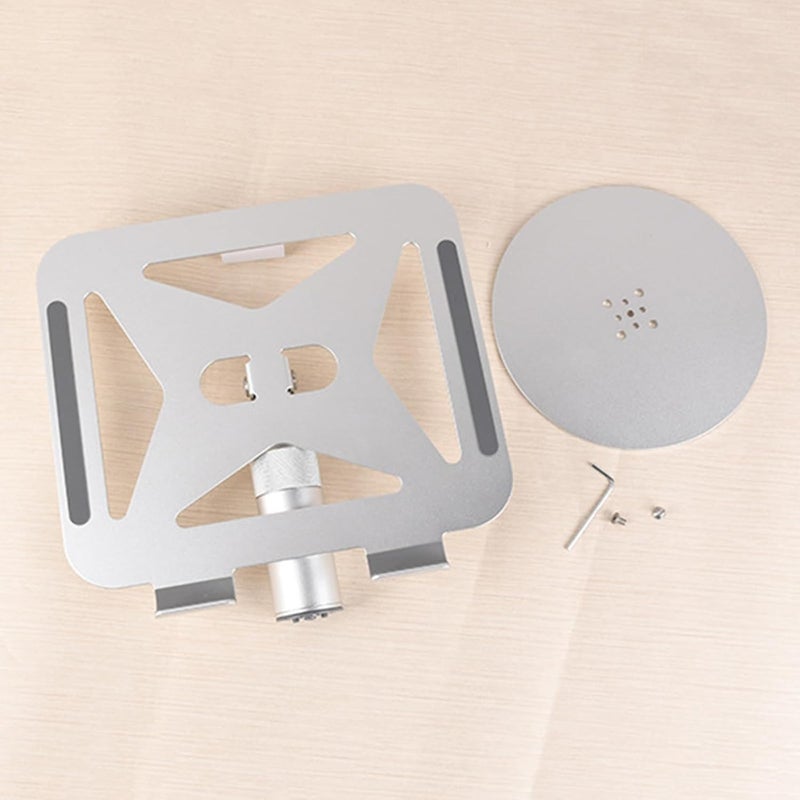 Portable Foldable Tablets Holder Aluminum Alloy with Height Adjustments and Full Rotations for Easy Travel Storage and Stability Aluminum Stand Rotating Stand - Image 3