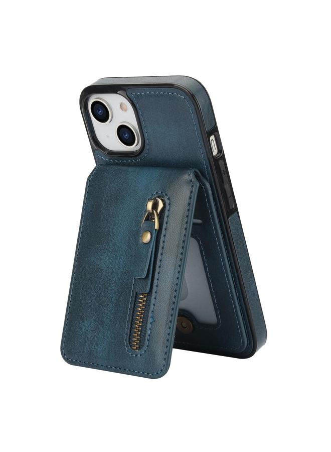 S-TOP Case For iPhone 11 Zipper Wallet Split MagSafe Leather Back Phone Case - Image 2