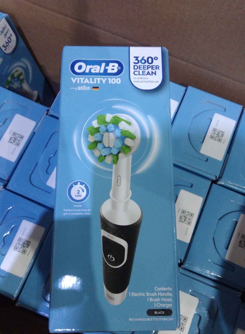 Oral-B Vitality 100 Electric Rechargeable Toothbrush Black - Image 4