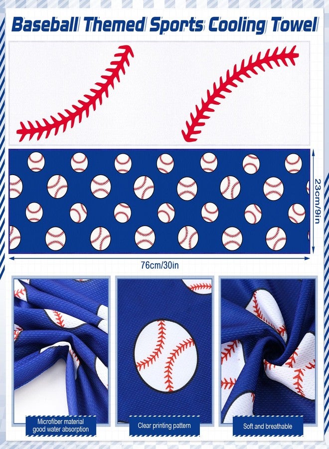FuWeave 36 Pcs Baseball Cooling Towels 30 x 9 Inch Senior Night Gifts Breathable Microfiber Ice Towel Fast Drying for Party Favors Team Gifts - Image 2