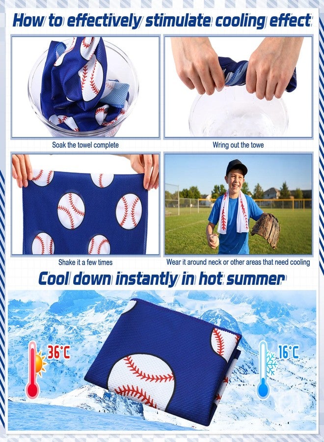 FuWeave 36 Pcs Baseball Cooling Towels 30 x 9 Inch Senior Night Gifts Breathable Microfiber Ice Towel Fast Drying for Party Favors Team Gifts - Image 3