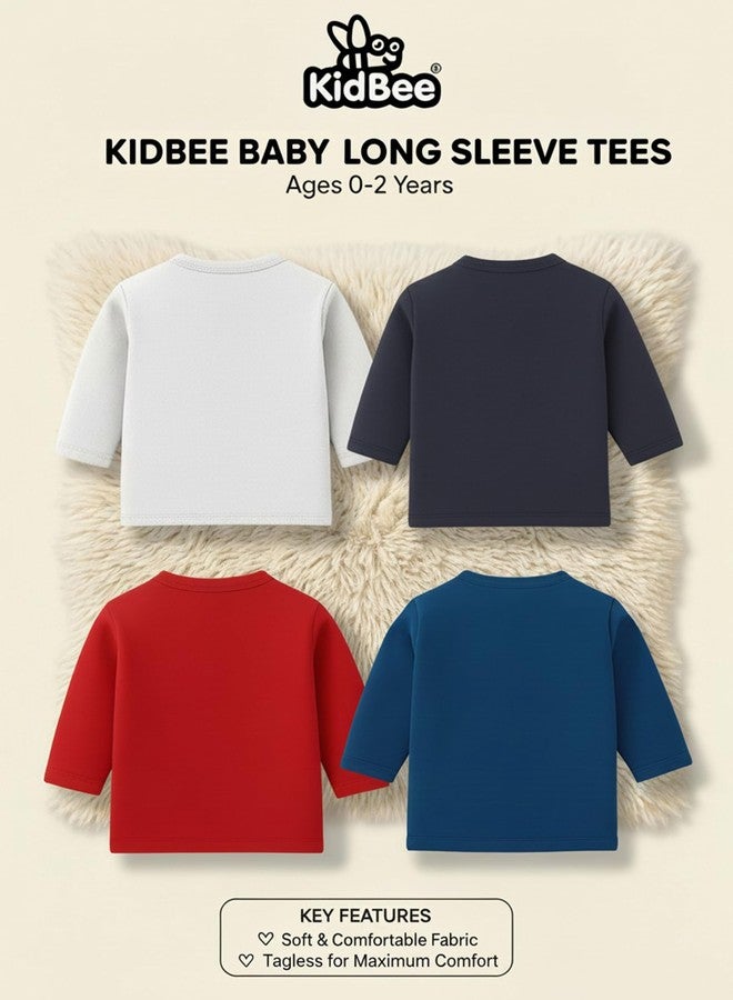 Kidbee Unisex Baby Cotton Jabla Top, Front-Open, Full Sleeve Set of 4 (in, Age, 18 Months, 24 Months, Regular, PL-JFS-Multi-4pc) - Image 5