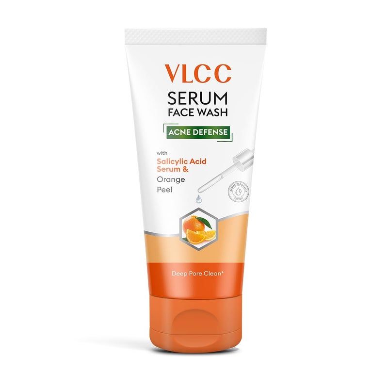 VLCC Serum Facewash - 50ml | with Salicylic Acid Serum to Unclog Pores & Orange Peel for Deep Pore Cleansing Skin and Gently Exfoliates | Dermatologically Tested - Image 1