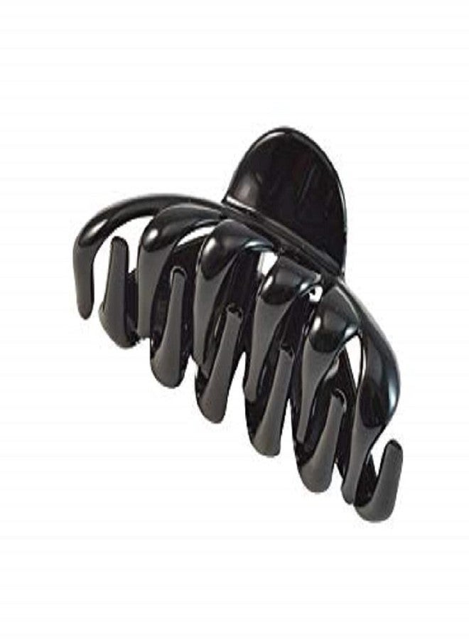 Styling success Women's plastic Medium size Black Hair Claw clutcher (pack of 1) - Image 2