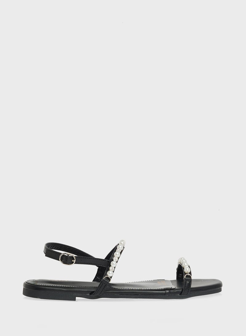 ELLA Diamante Flat Sandal  - Image 1