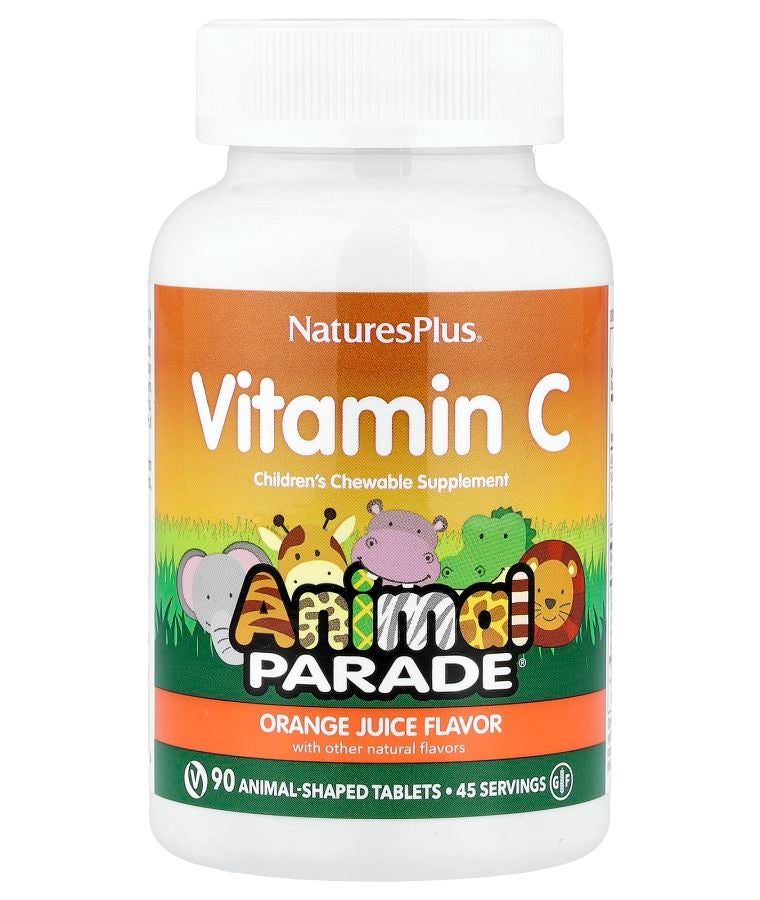 Animal Parade® Vitamin C Orange Juice 90 Animal-Shaped Tablets