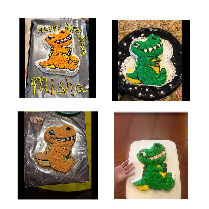 Cayanmydery Dinosaur Shape Cake Pan  3D Birthday Cake Pan  Aluminum Alloy Cake Molds Nonstick Baking Tools - Image 2