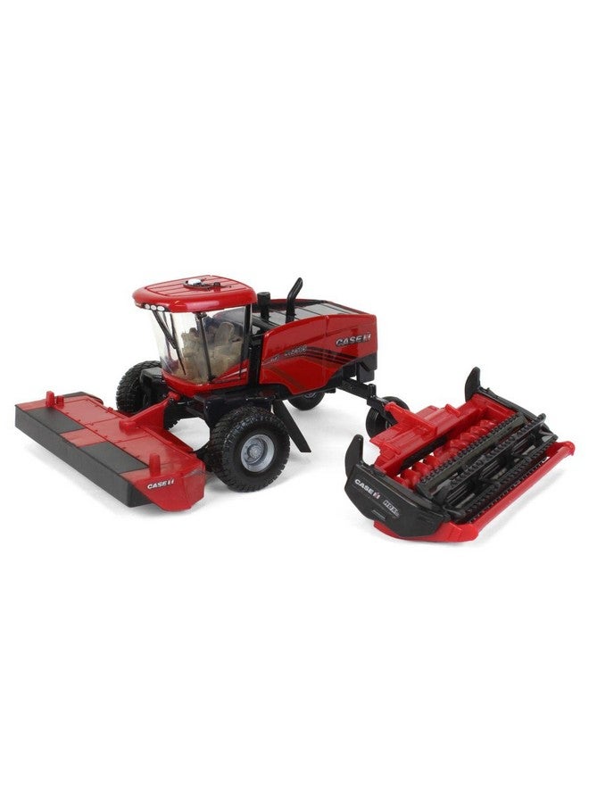 ERTL 1/64 Case IH WD2505 Windrower with RD165 Rotary Head and Sickle Bar Head 44282 - Image 1