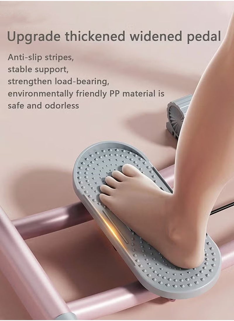 EzzySo Leg Exercise Equipment Ski Exercise Machine with Handrail and Holder Timer Pilates Machine Thigh Pelvic Muscle Hip Trainer Inner Thigh Exerciser Home Leg Trainer for Women  - Image 5