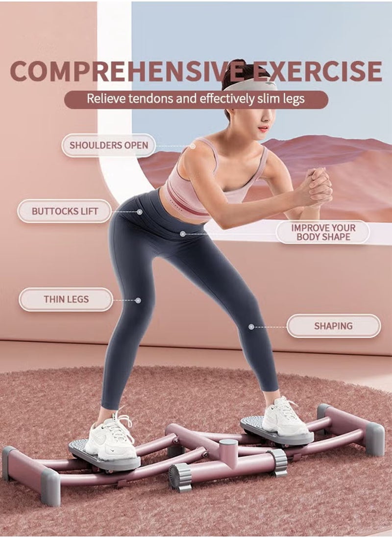 EzzySo Leg Exercise Equipment Ski Exercise Machine with Handrail and Holder Timer Pilates Machine Thigh Pelvic Muscle Hip Trainer Inner Thigh Exerciser Home Leg Trainer for Women  - Image 2