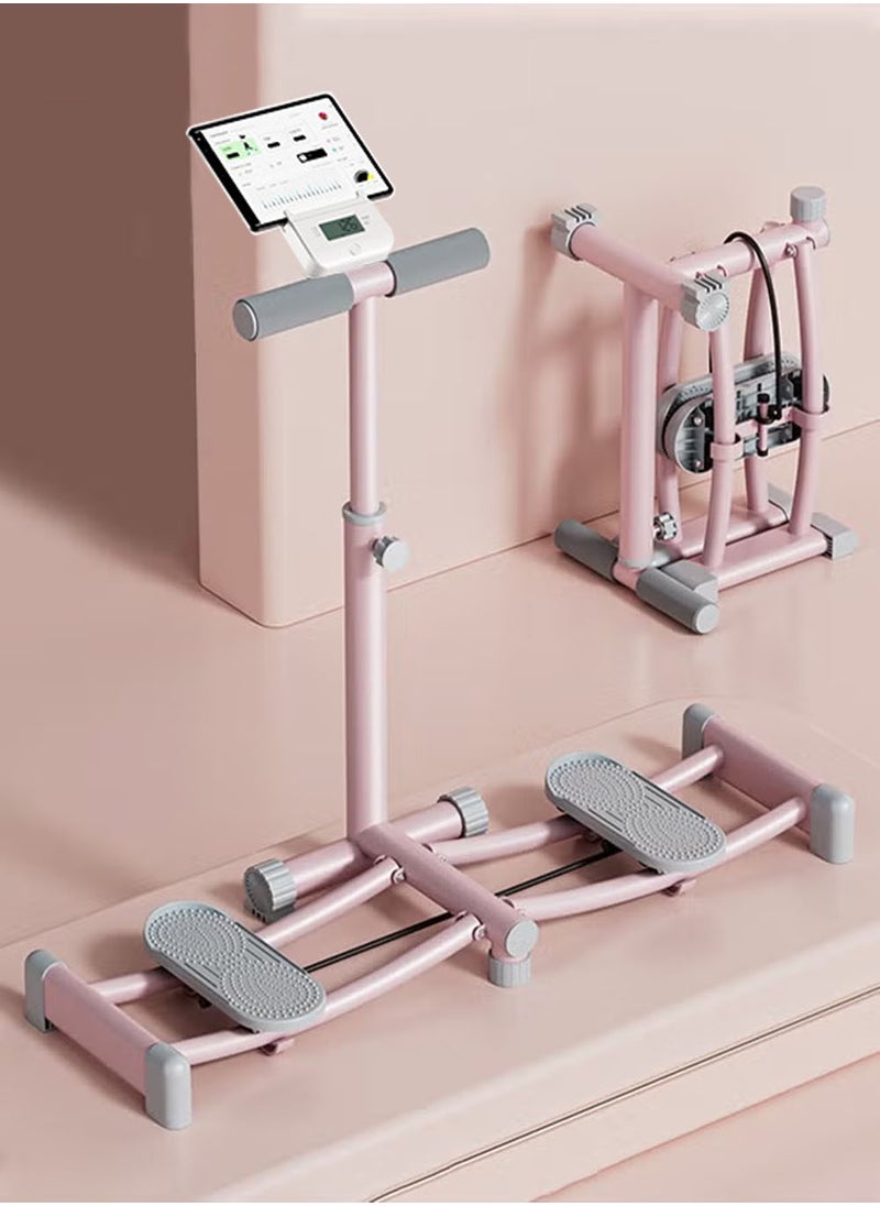 EzzySo Leg Exercise Equipment Ski Exercise Machine with Handrail and Holder Timer Pilates Machine Thigh Pelvic Muscle Hip Trainer Inner Thigh Exerciser Home Leg Trainer for Women  - Image 1