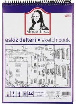 Mona Lisa Sketchbook Sketch Book Spiral A4 120GR 50YP 