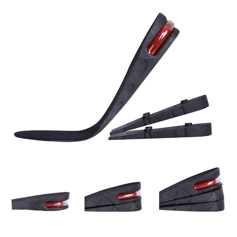 Lansian Height Increase Insoles for Men Women 3 Layer 275 Air Cushion Shoe Lift Shoe Pad Kit Air Cushion Heel Inserts 275 7cm 