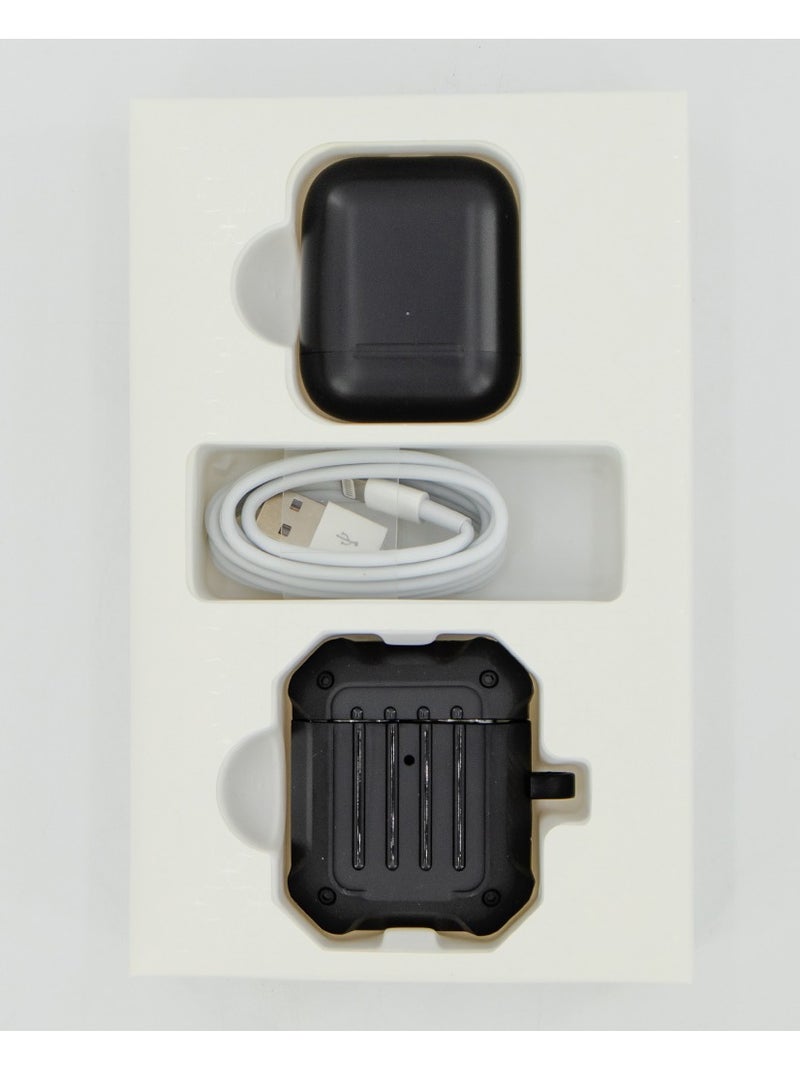 جير ماكس سماعات أذن ستيريو نصف داخل الأذن لاسلكية مع علبة معلقة Gearmax Am-02 Airmax – أبيض - Image 3