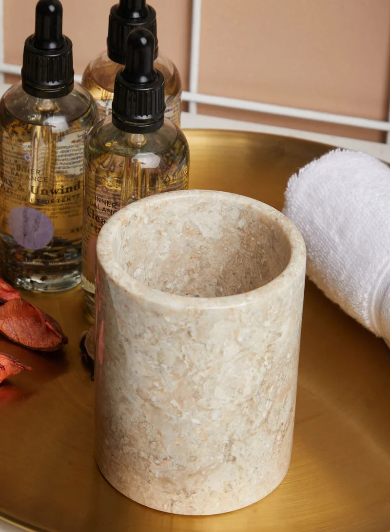ماركس وسبنسر حامل ادوات حمام ومكياج بتصميم رخامي
