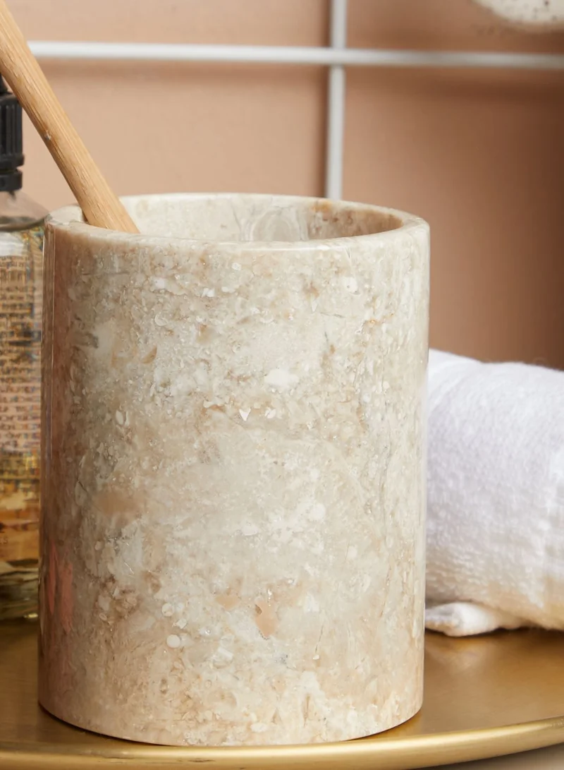 ماركس وسبنسر حامل ادوات حمام ومكياج بتصميم رخامي