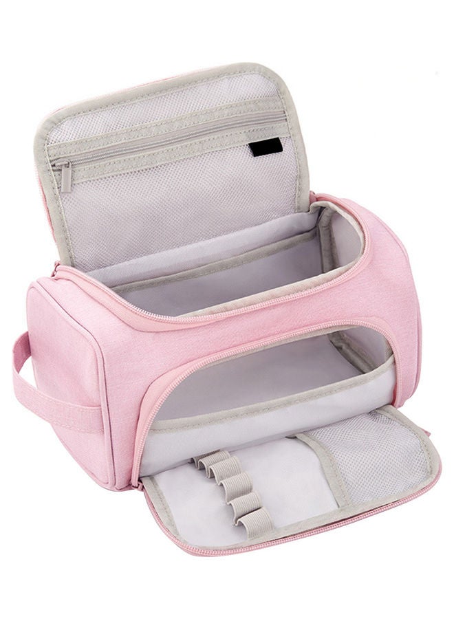 NIBEMINENT Double Open Pocket Stationery Box Pink - Image 1