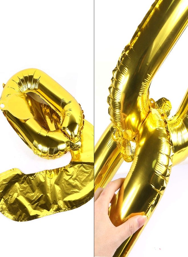 JOLLYSTYLE 32PCS 16 inch Foil Chain Balloons Jumbo Chain Balloons 80s 90s Party Decoration Retro Hip Hop Birthday/Graduation Party Decorations Foil Balloons - Image 4