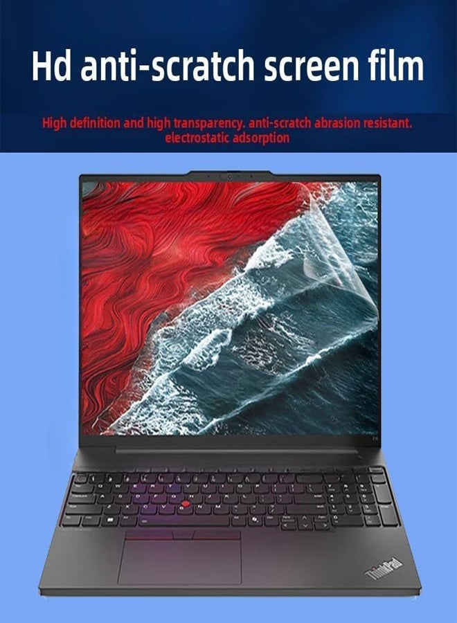 2 Pack Screen Protector Film Compatible with Lenovo ThinkPad E16 Gen 3 2025 16 Inch HD Crystal Clear Anti Scratch Anti Fingerprint Soft Film - Image 2