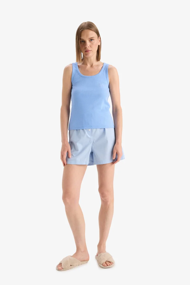 ديفاكتو Fall in Love Regular Fit Ribbon Pyjamas Top
