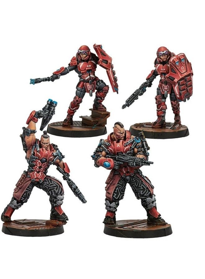 CORVUS BELLI Infinity: Nomads: Corregidor Fireteam Pack Beta - Unpainted Miniature by Corvus Belli - Compatible with Infinity and Other Tabletop RPG TTRPG