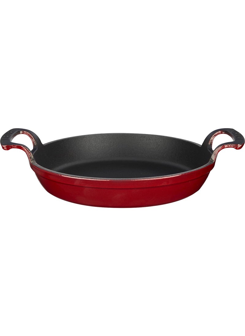 Lava Casting Round Pan with Handle 20 cm - Red  - Image 2