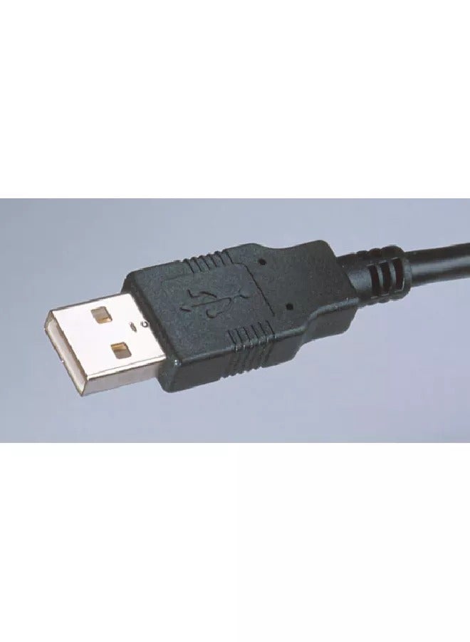Genius Inter-Tech KB-118 USB QWERTZ Keyboard in Black A standard wired keyboard with an ergonomic design and responsive keys that provides a stable USB connection and is suitable for everyday use.  - Image 3