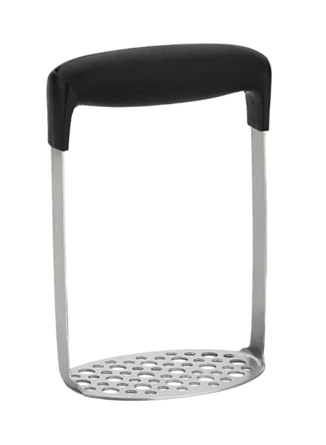 NIBEMINENT Mashed Potato Pressing Mud Silver 17.5x11.5centimeter - Image 1