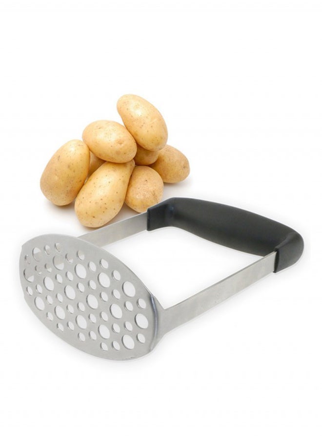 NIBEMINENT Mashed Potato Pressing Mud Silver 17.5x11.5centimeter - Image 2