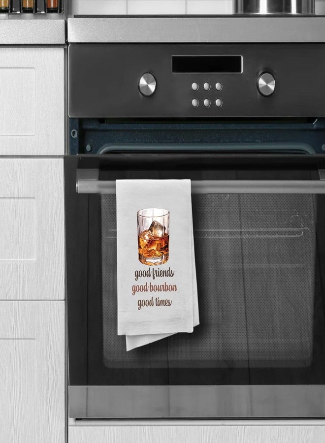 PXTIDY Bourbon Tea Towel Bourbon Kitchen Towel Bourbon Bar Towel Cocktail Towel Gift for Bourbon Lover Towel (Good Bourbon Towel) - Image 3