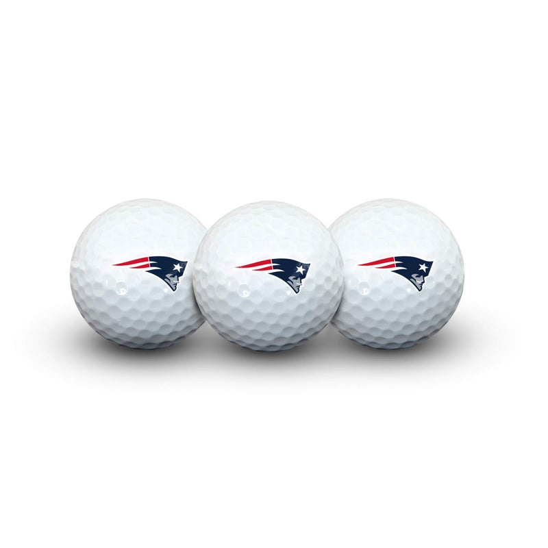 Team Effort New England Patriots Pack of 3 Golf Balls